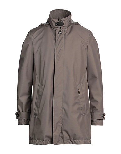 MOORER Full-length jacket Taupe 100% Polyester
