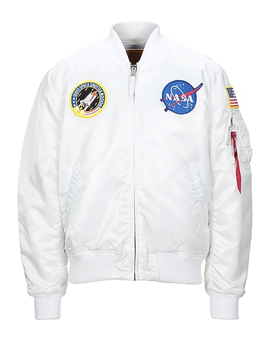 ALPHA INDUSTRIES Bomberjacke MA-1 VF NASA Weiß 100% Nylon