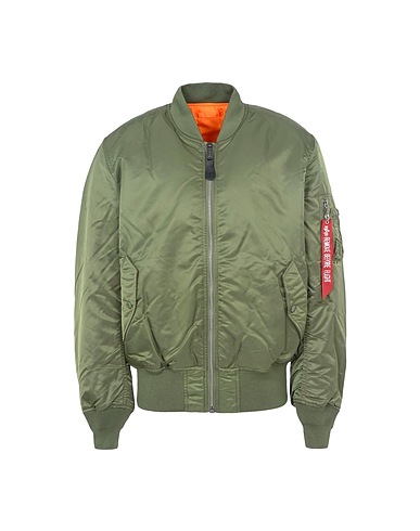 ALPHA INDUSTRIES Bomber MA-1 Military green 100% Nylon