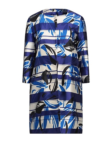 HANITA Full-length jacket Blue 65% Acetate, 35% Viscose