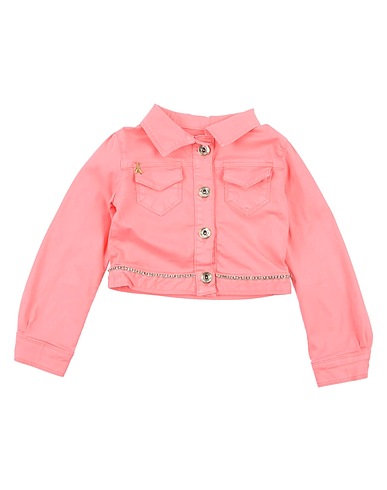 PATRIZIA PEPE Jacket Salmon pink 97% Cotton, 3% Elastane