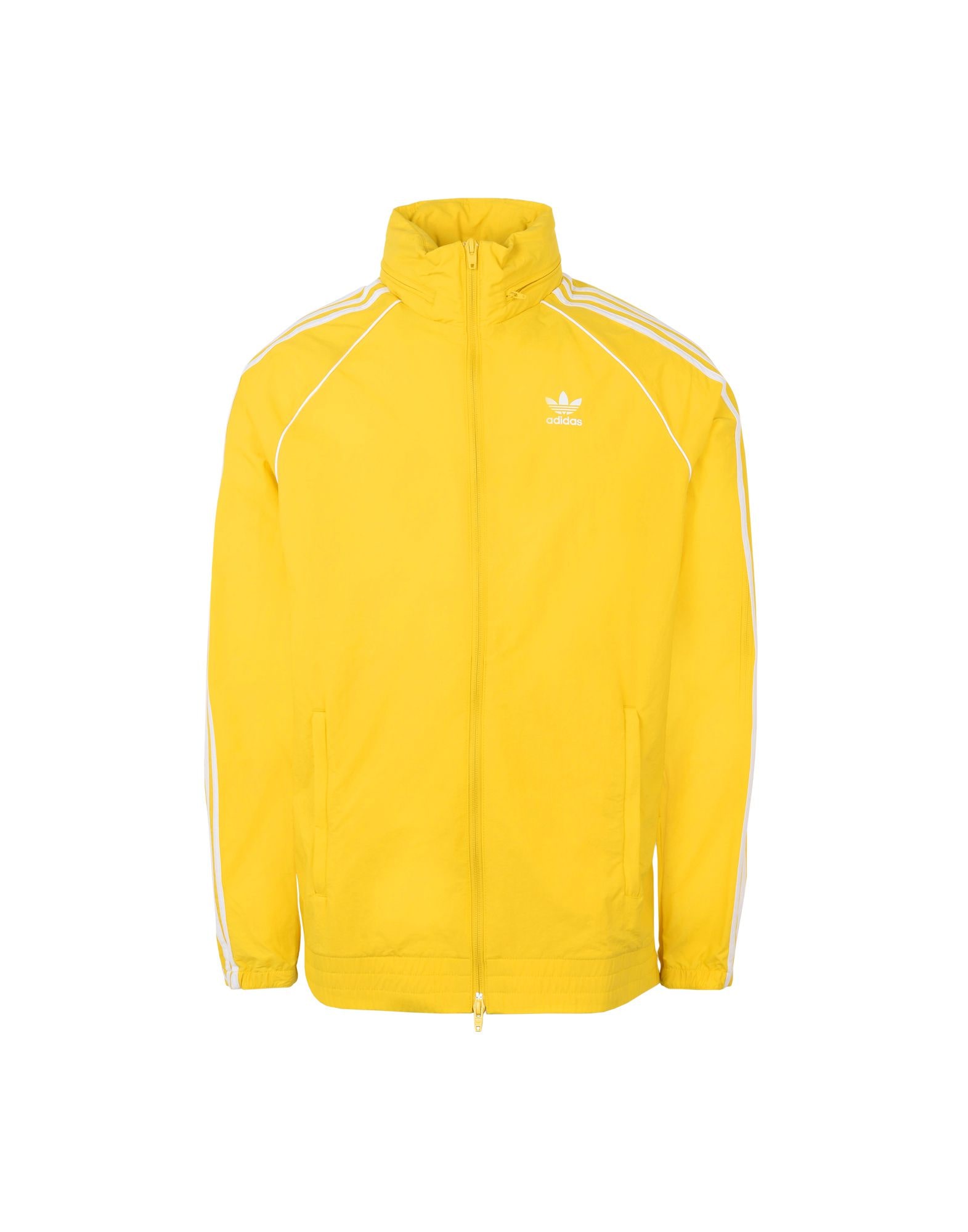 adidas sst windbreaker yellow