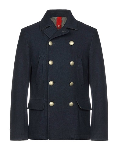 AT.P.CO Coat Midnight blue 80% Wool, 20% Polyamide