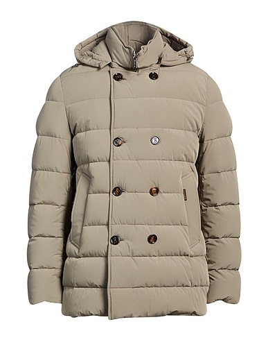 MOORER Piumino Verde militare 88% Poliammide, 12% Poliuretano
