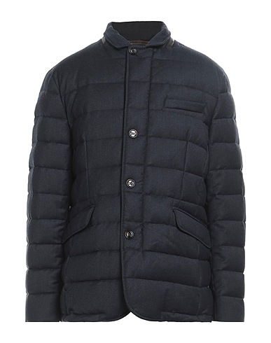 MOORER Shell  jacket Midnight blue 94% Virgin Wool, 6% Cashmere