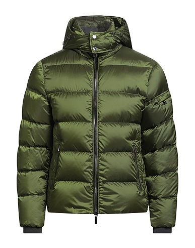 MOORER Shell jacket Green 100% Polyamide