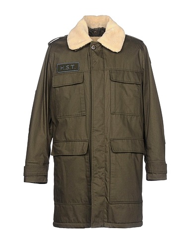 HISTORIC Coat Military green 100% Cotton, Polyester