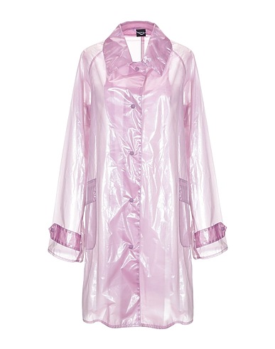 ASPESI Full-length jacket Mauve 56% Polyurethane, 44% Silk