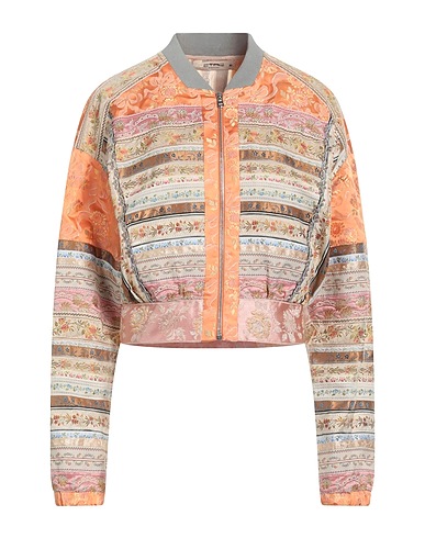 ETRO Jacket Orange 95% Silk, 5% Polyester