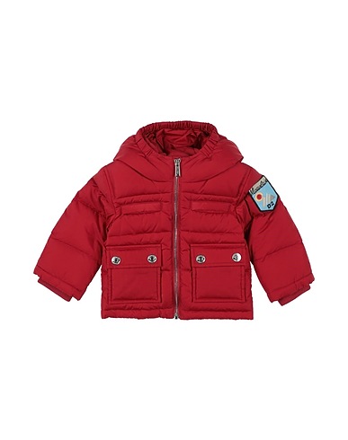 DSQUARED2 Shell  jacket Red 100% Nylon, Wool, Polyester
