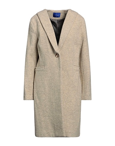 ANONYME DESIGNERS Abrigo Beige 72% Poliéster, 28% Lana