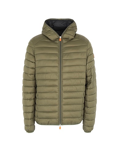 SAVE THE DUCK Shell jacket Military green 100% Nylon