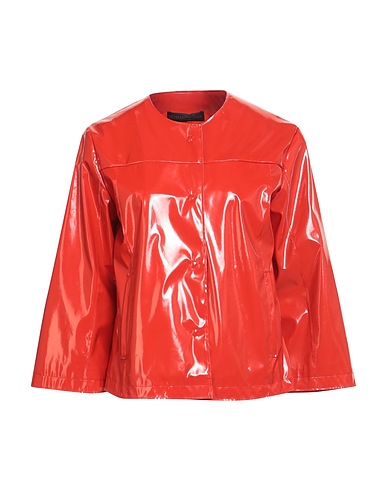 TRUSSARDI JEANS Jacket Rust 100% Polyester, Polyurethane resin