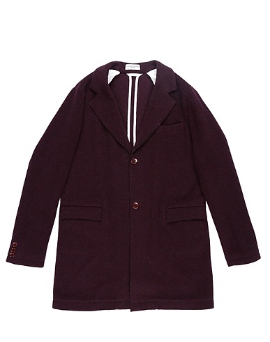 PAOLO PECORA Cappotto Bordeaux 60% Lana, 40% Poliimmide
