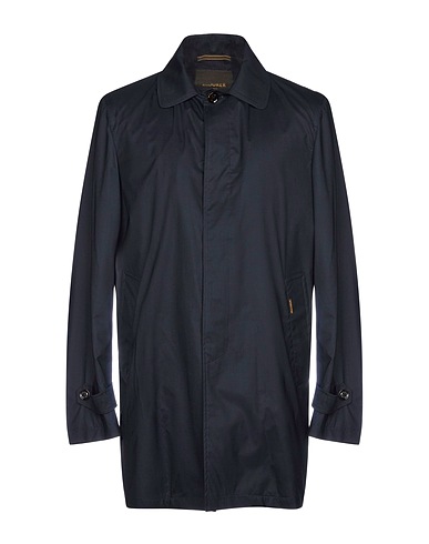 MOORER Full-length jacket Midnight blue 82% Virgin Wool, 15% Silk, 3% Elastolefin