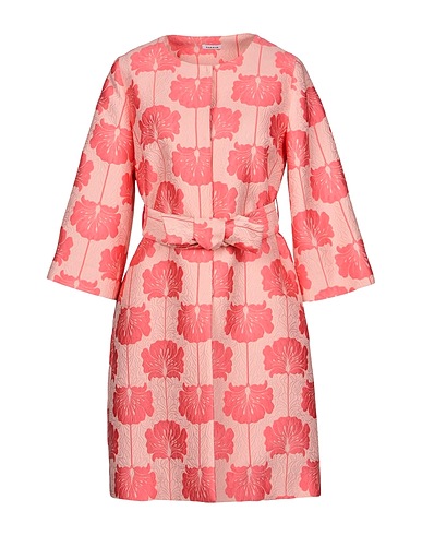 P.A.R.O.S.H. Full-length jacket Pink 74% Polyester, 16% Polyamide, 10% Silk