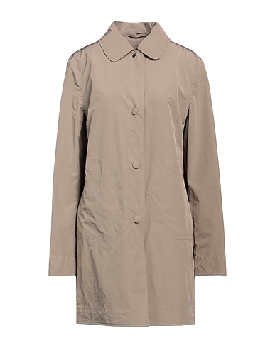 MOORER Full-length jacket Khaki 70% Polyester, 30% Polyamide
