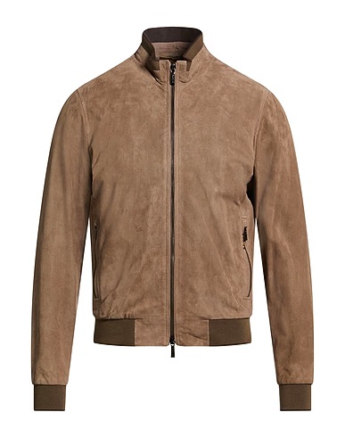 MOORER Jacket Light brown 100% Lambskin