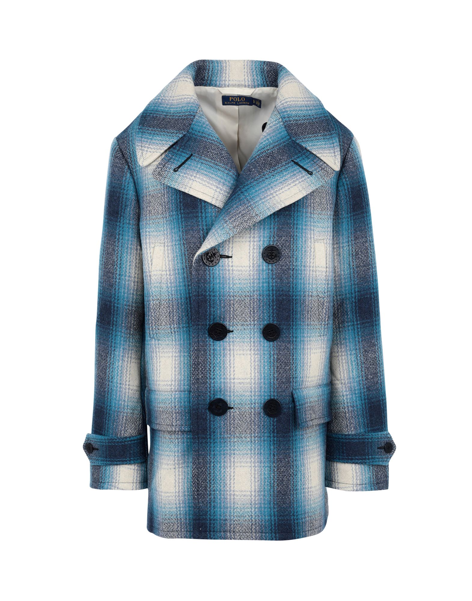 ralph lauren plaid coat