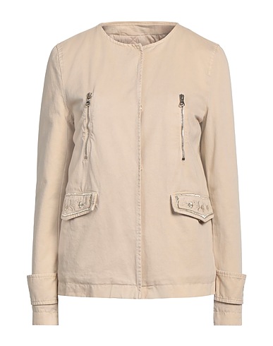 ERMANNO DI ERMANNO SCERVINO Jacket Beige 100% Cotton