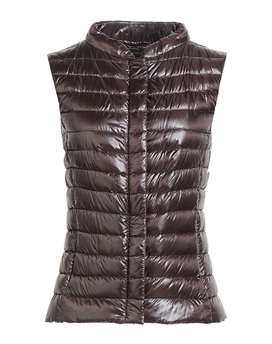 HERNO Shell jacket Dark brown 100% Polyamide