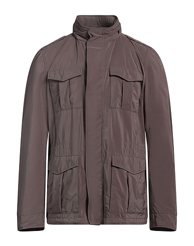 HERNO Jacket Light brown 57% Polyamide, 43% Polyester