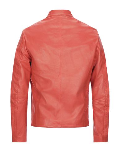 Bikkembergs Biker Jacket In Orange