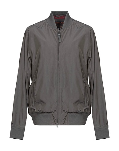 WOOLRICH Bomber Charcoal 92% Polyester, 8% Polyamide