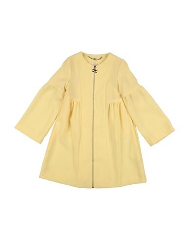 Shop Elisabetta Franchi Toddler Girl Overcoat & Trench Coat Yellow Size 6 Polyester