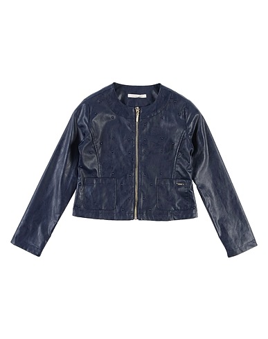 LIU •JO Jacket Midnight blue 100% Polyester, Polyurethane resin
