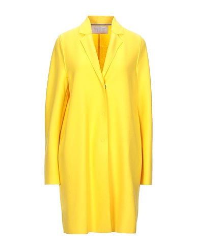 HARRIS WHARF LONDON Coat Yellow 100% Virgin Wool