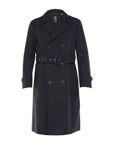 DOLCE&GABBANA Coat Black 72% Cotton, 28% Polyamide, Lambskin, Metallic fiber, Bull skin