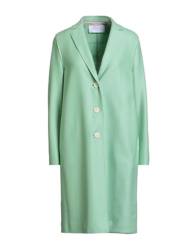 HARRIS WHARF LONDON Manteau long Vert clair 100% Laine vierge