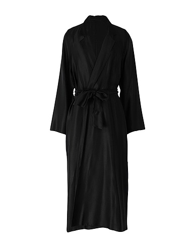 FORTE_FORTE Full-length jacket Black 100% Viscose