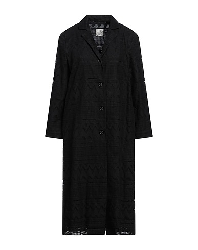 ATTIC AND BARN COATS & JACKETS Black 80% Cotton, 20% Polyamide