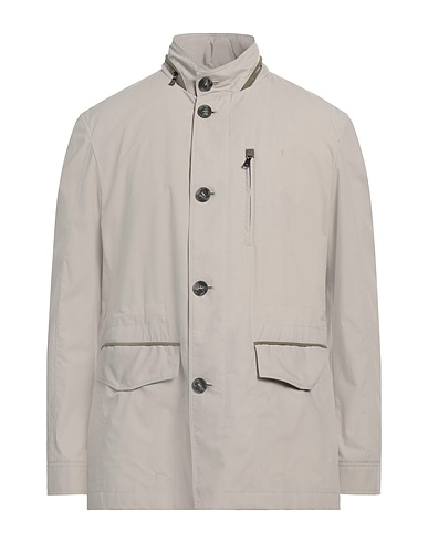 SCHNEIDERS SALZBURG Full-length jacket Light grey 100% Cotton