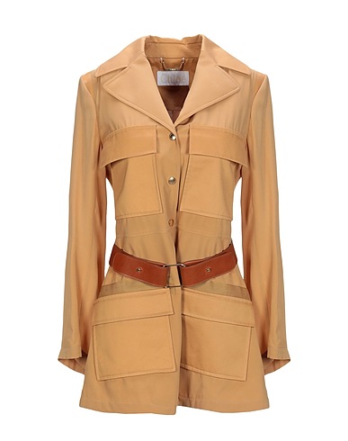 CHLOÉ Full-length jacket Sand 100% Viscose, Cotton