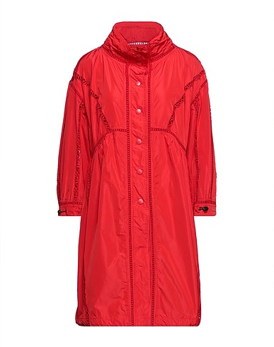 ERMANNO SCERVINO Full-length jacket Red 100% Polyester