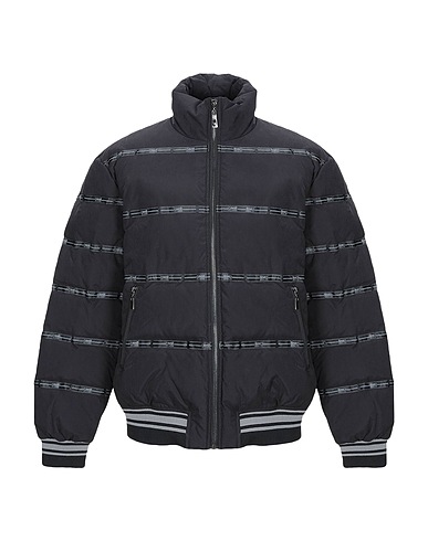 CAVALLI CLASS Shell jacket Black 92% Polyester, 8% Polyamide