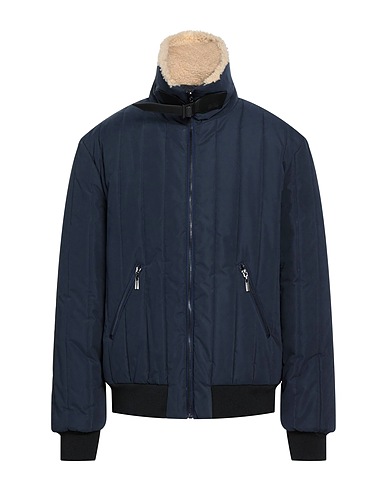 CAVALLI CLASS Shell jacket Midnight blue 92% Polyester, 8% Polyamide