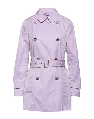 FAY Double breasted pea coat Mauve 100% Polyester