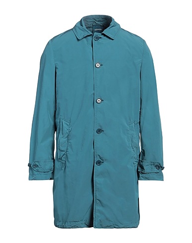 ASPESI Full-length jacket Deep teal 80% Polyester, 20% Polyamide
