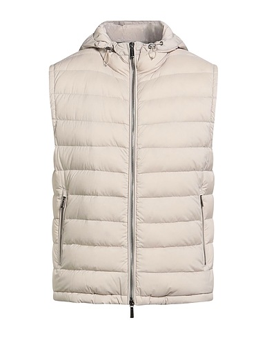 MOORER Gilet Beige 95% Polyamide, 5% Polyurethane