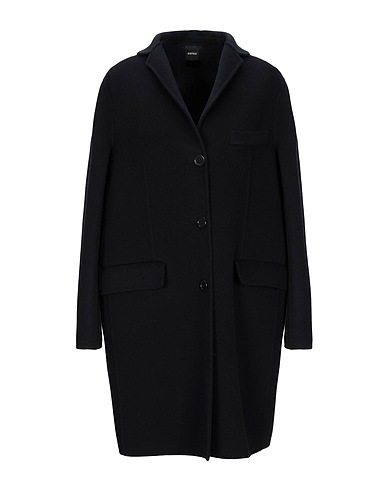ASPESI Coat Midnight blue 50% Wool, 50% Cashmere