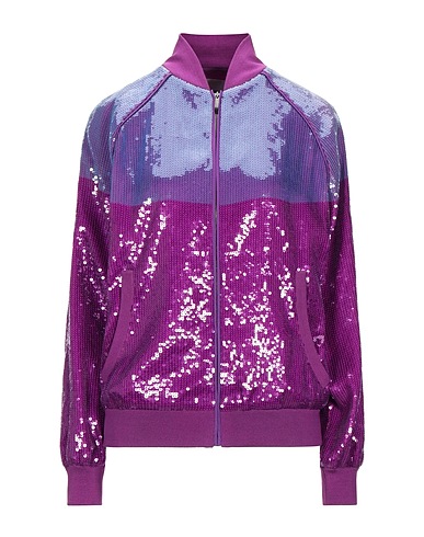 ALBERTA FERRETTI Bomber Malva 60% Acetato, 40% Cupro