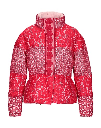BOUTIQUE MOSCHINO Shell jacket Red 100% Polyester, Cotton, Polyamide, Viscose