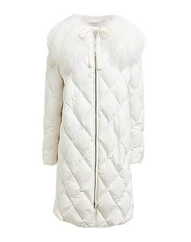 SEVENTY VENEZIA Steppjacke Weiß 100% Polyester, Mongolisches Haar