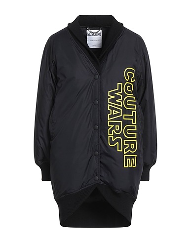 MOSCHINO Bomber Black 100% Polyamide, Virgin Wool, Elastane