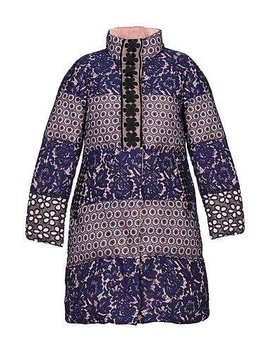 BOUTIQUE MOSCHINO Пуховик Фиолетовый 100% Полиэстер, Хлопок, Полиамид, Вискоза