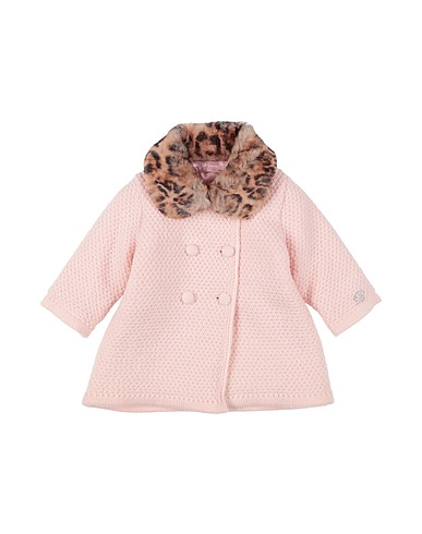 MISS BLUMARINE Coat Light pink 100% Wool